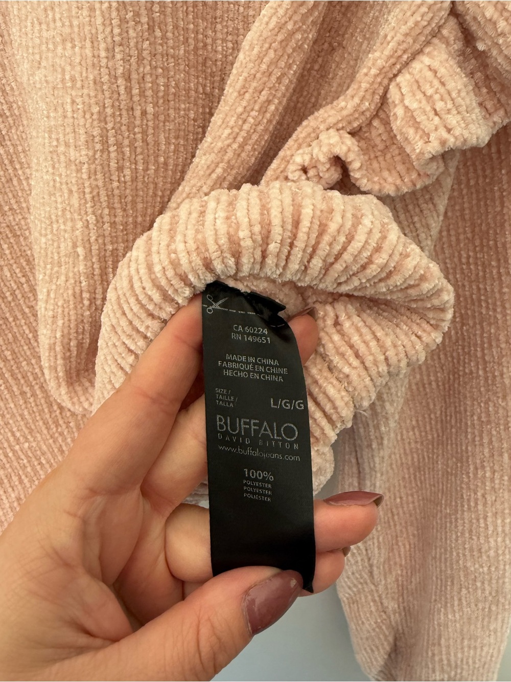 Pink Ruffle Sweater - Picture 4 of 7